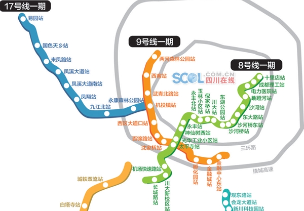 成都地铁17号线二期最新线路图揭秘，城市脉络持续拓展